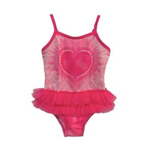 011 George Tie Dye Heart Swim Suit